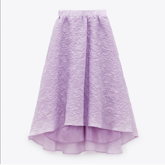 ZARA Limited edition  asymmetrical skirt color lilac peplum bloggers favorite - Picture 13 of 16